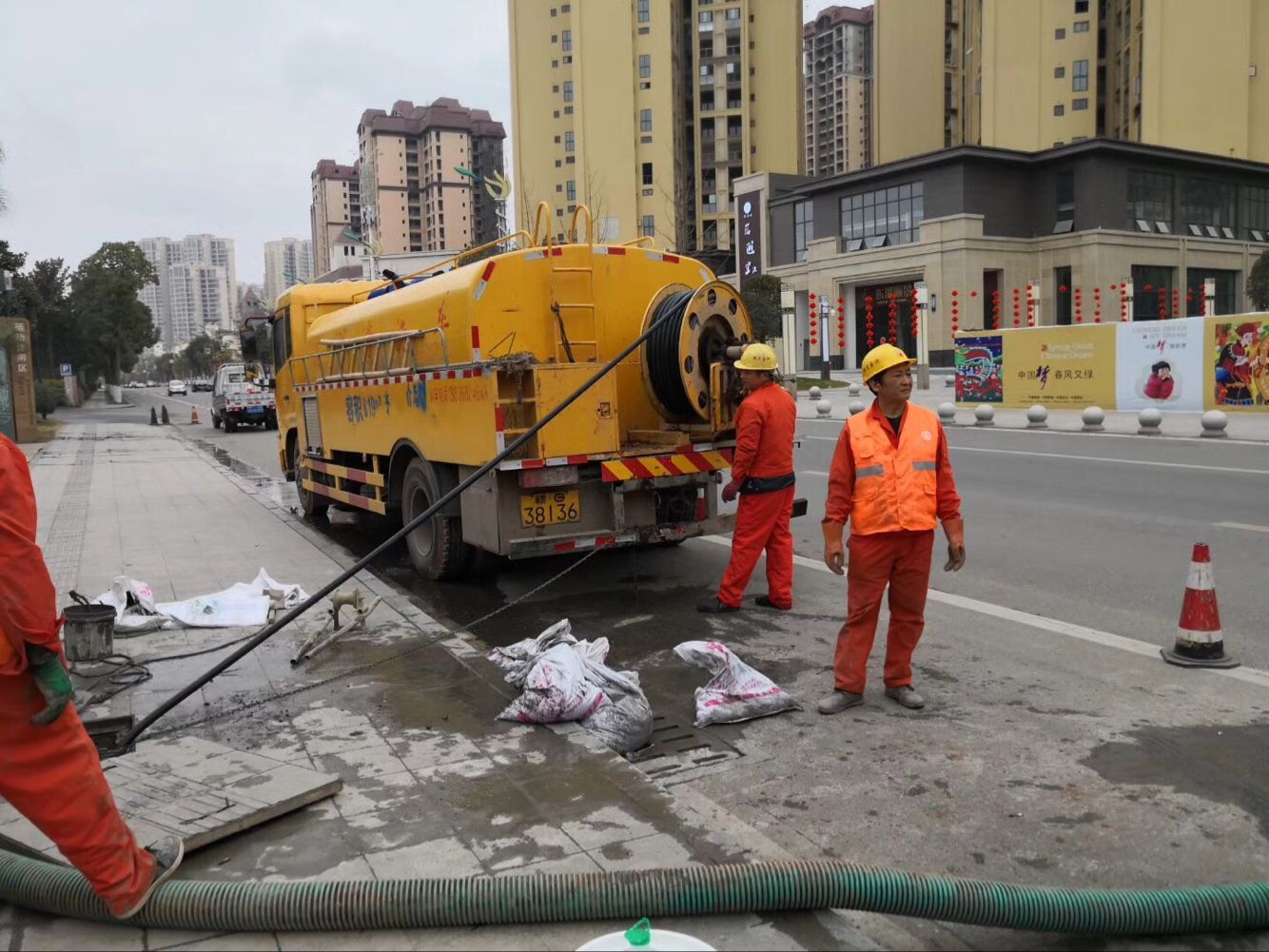 彰武排污管道清淤-管道清洗
